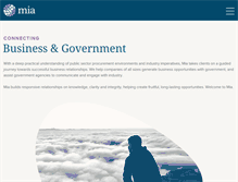 Tablet Screenshot of miaconsulting.com.au